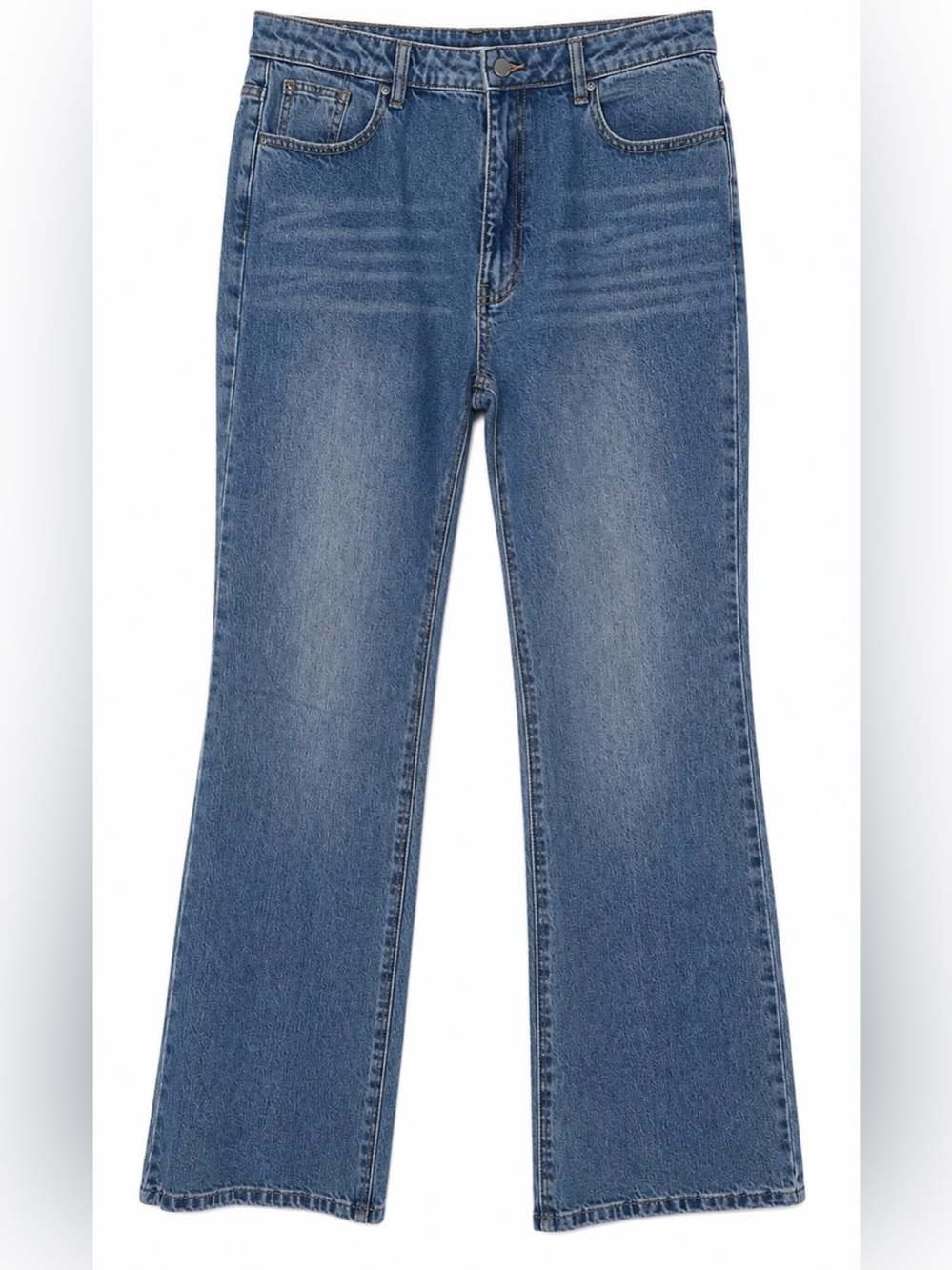 Cider Blue High-Rise Wide Leg Jeans